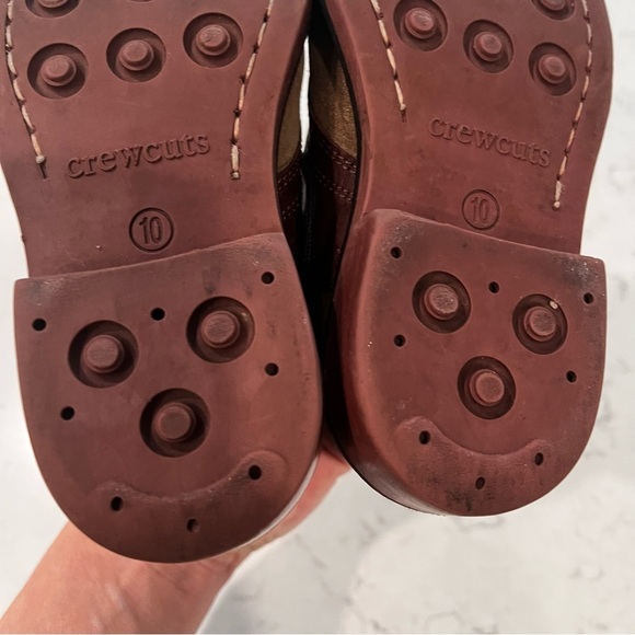 CREWCUTS Suede Leather Oxford Lace Up Loafers Size 10 - Picture 12 of 12
